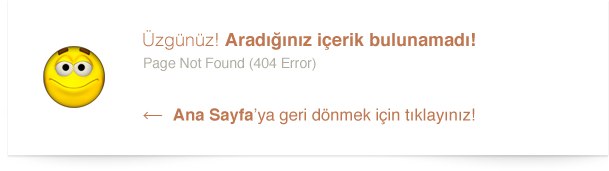 aradiginiz tesis bulunamadi